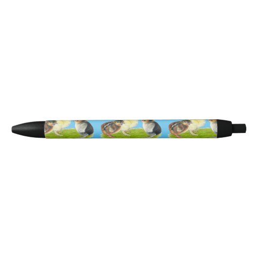Stylo Noir Trio de poussins (Devant)