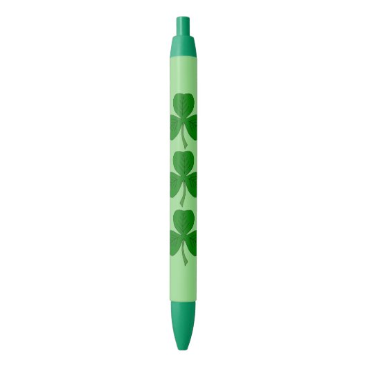 Stylo Noir Trio shamrock (devant Vertical)