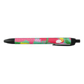 Stylo Noir Tropical Wild Jungle Paradise Toucan Aquarelle (Bas)
