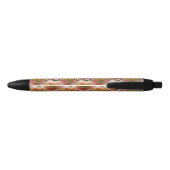 Stylo Noir Tulipe rose et jaune (Dos)