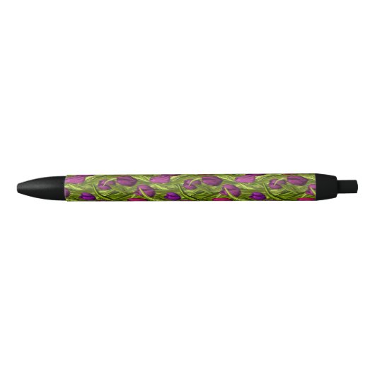 Stylo Noir Tulipes (Devant)