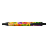 Stylo Noir Tulipes Enchantant (Dos)