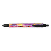 Stylo Noir Tulipes Enchantant violet (Dos)