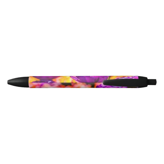 Stylo Noir Tulipes Enchantant violet (Dos)