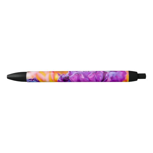 Stylo Noir Tulipes Enchantant violet (Devant)