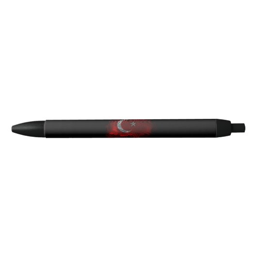 Stylo Noir Turkey flag (Devant)