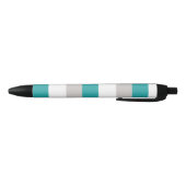 Stylo Noir Turquoise, Argile et Blancs (Bas)