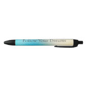 Stylo Noir Turquoise Chic Blanc Aqua bleu (Bas)