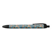 Stylo Noir Turquoise Gold Sun Southwestern Art (Haut)