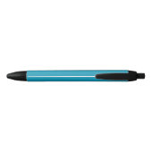 Stylo Noir Turquoise personnalisé (Dos)