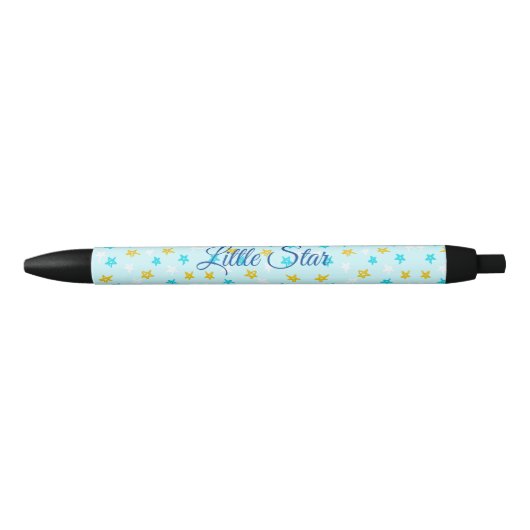 Stylo Noir twinkle twinkle litter star ajouter nom photo star (Devant)