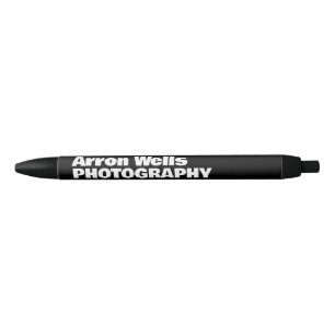 Stylo Noir Typographie moderne et grasse