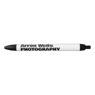 Stylo Noir Typographie moderne et grasse