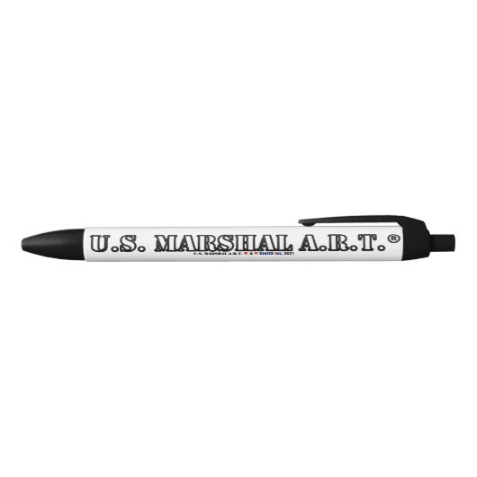 STYLO NOIR U.S. MARSHAL A.R.T. PEN 2021 (Haut)