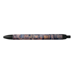 Stylo Noir Un beau et dramatique coucher du soleil vu de