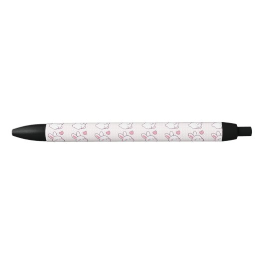 Stylo Noir Un petit lapin fait de sentiments (Devant)