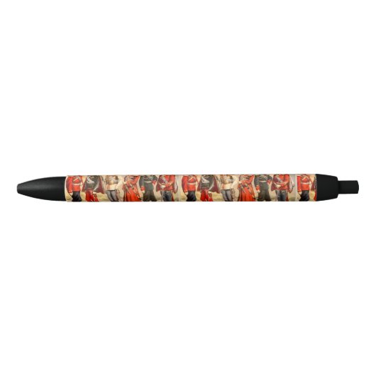 Stylo Noir Uniformes du tsar de Russie  (Devant)