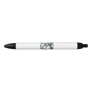 Stylo Noir USA Eagle Patriotic Desig - Style Etoile et Stripe