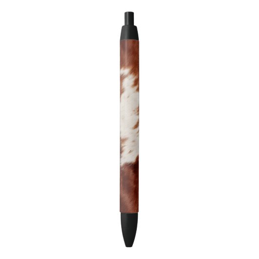 Stylo Noir Vache blanche Brown (devant Vertical)