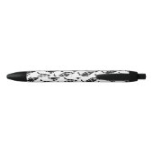 Stylo Noir Vache Noir et Blanc Silhouette (Dos)