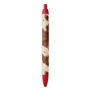 Stylo Noir Vachette à crème Brown occidentale