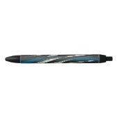 Stylo Noir Vague de grunge graphique (Devant)