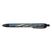 Stylo Noir Vague de grunge graphique (Bas)