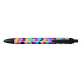 Stylo Noir Vagues Abstraites (Dos)