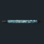 Stylo Noir Van Gogh Almond Blossoms Dark Turquoise<br><div class="desc">Artiste : Vincent Van Gogh Titre : Almond Blossoms turquoise foncé Ajoutez une touche d'élégance,  de classe,  de sophistication et de charme avec Vincent Van Gogh's Almond Blossoms dans une palette de couleurs mise à jour.</div>