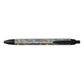 Stylo Noir Van Gogh Irises Peinture impressionniste (Dos)