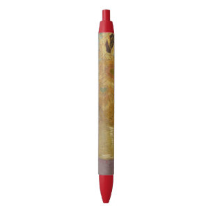 Stylo Noir Vase à Van Gogh avec douze tournesols