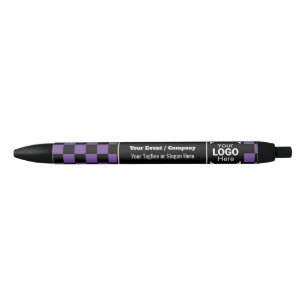 Stylo Noir Vérifiez le logo de la société Purple : Fun Confer