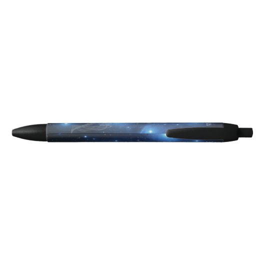 Stylo Noir Verseau transparent (Dos)