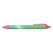 Stylo Noir Vert avec tuyau jaune (Haut)