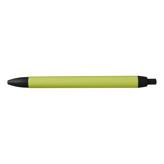 Stylo Noir Vert citron vert clair de couleur solide (Devant)