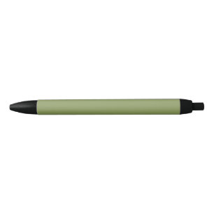 Stylo Noir Vert de mousse uni