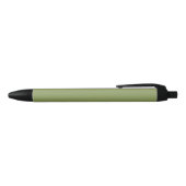 Stylo Noir Vert de mousse uni (Haut)