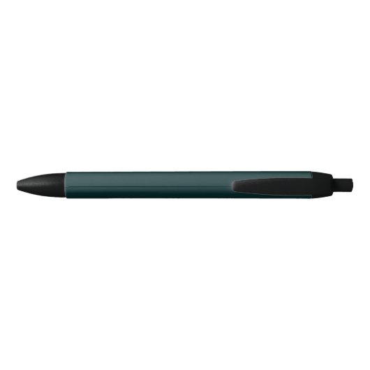 Stylo Noir Vert foncé | vert solide (Dos)