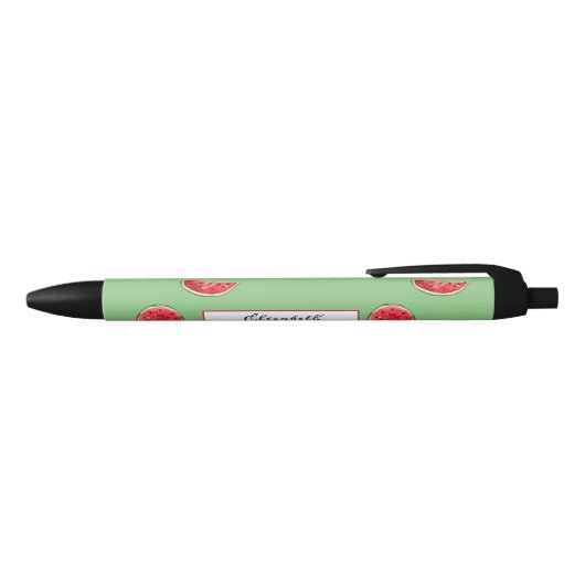 Stylo Noir Vert pastèque cool (Haut)