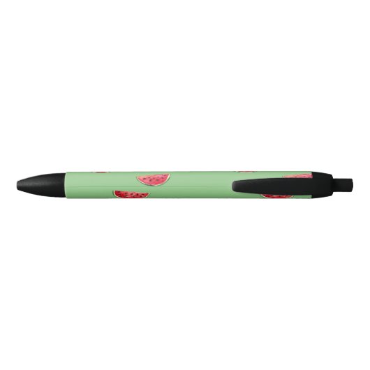 Stylo Noir Vert pastèque cool (Dos)