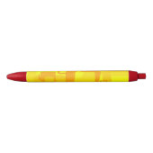 Stylo Noir Vibrant Sunshine Flow – Formes d'art abstrait mode (Devant)