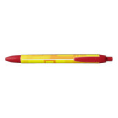 Stylo Noir Vibrant Sunshine Flow – Formes d'art abstrait mode (Dos)