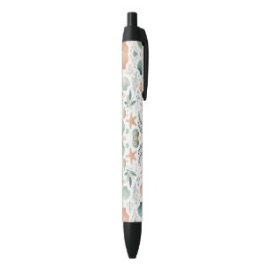 Stylo Noir Vie marine sereine