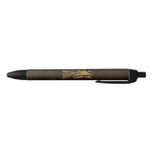Stylo Noir Vierge simili cuir (Bas)