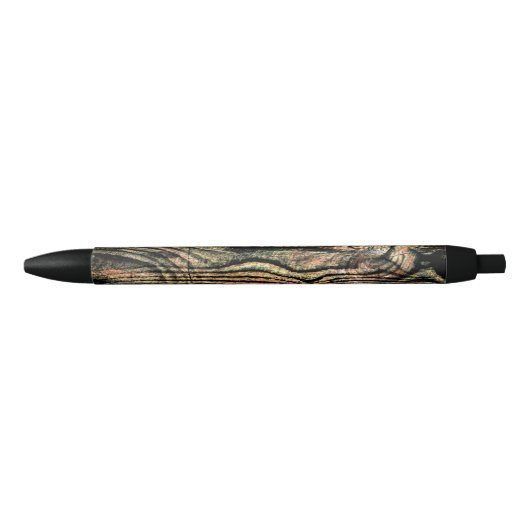 Stylo Noir Vieux bois brûlé (Devant)