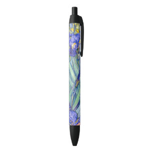Stylo Noir Vincent Van Gogh Irises Floral Vintage Fine Art