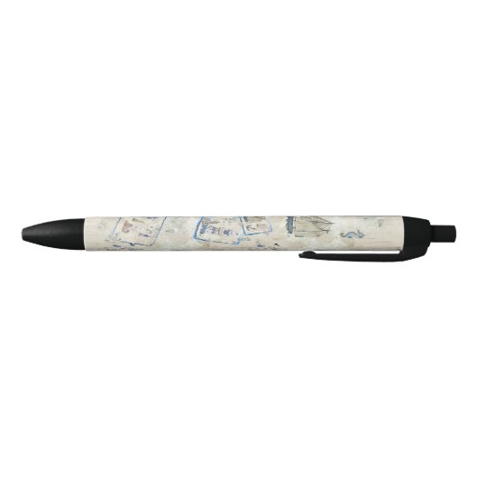 Stylo Noir Vintag maritime (Bas)