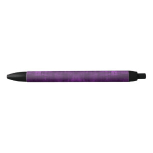 Stylo Noir Violet pourpre aspect satin