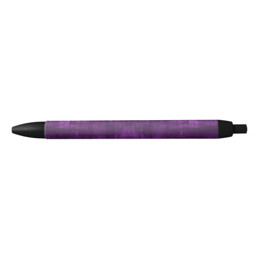 Stylo Noir Violet pourpre aspect satin (Devant)