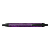 Stylo Noir Violet pourpre aspect satin (Dos)
